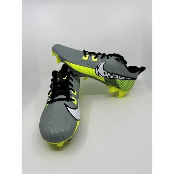 Nike Vapor Edge Speed 360 2 Volt Grey Football Cleats Men's Size 13 FB8446-303 - Picture 1 of 5